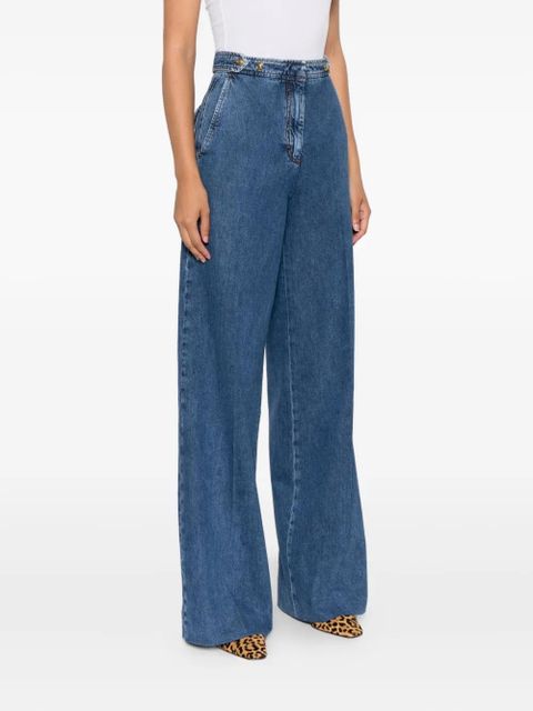 SANDRO button-fastening jeans - Blue