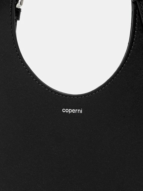 Coperni torebka skórzana Belt Heart Tote kolor czarny COPBA112F6062