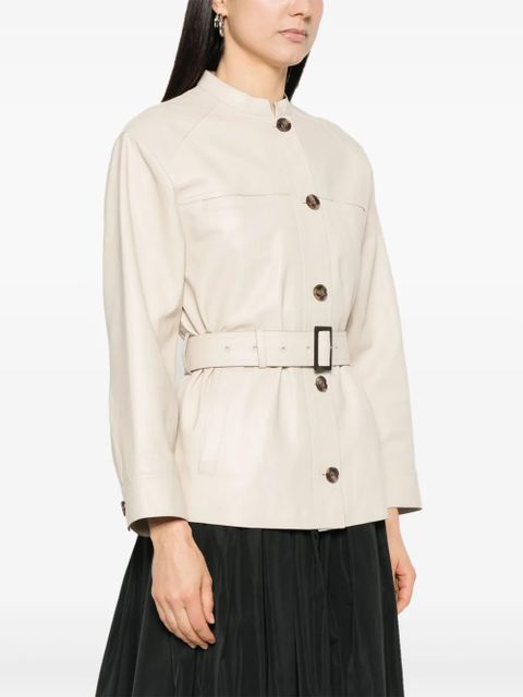 Yves Salomon leather jacket - Neutrals