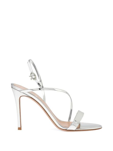 Gianvito Rossi Manhattan strap sandals - Silver - zdjęcie produktu nr 1