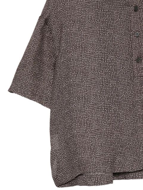 Alysi polka-dot polo top - Brown