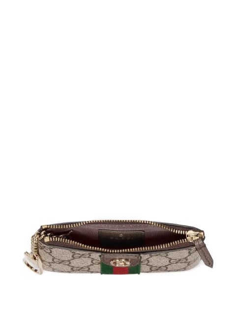 Gucci Ophidia logo-detail striped purse - Neutrals