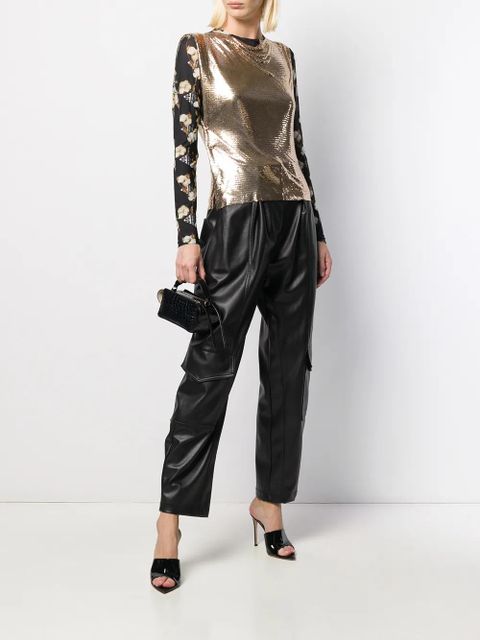 Rabanne embellished tank top - Gold - zdjęcie produktu nr 2