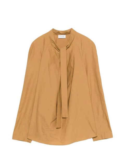 LEMAIRE tie-neck raglan-sleeve blouse - Neutrals - zdjęcie produktu nr 1