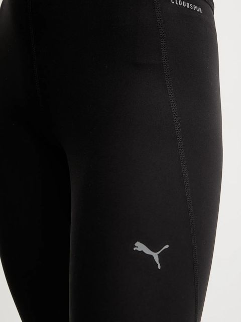 Puma legginsy treningowe kolor czarny gładkie 527452