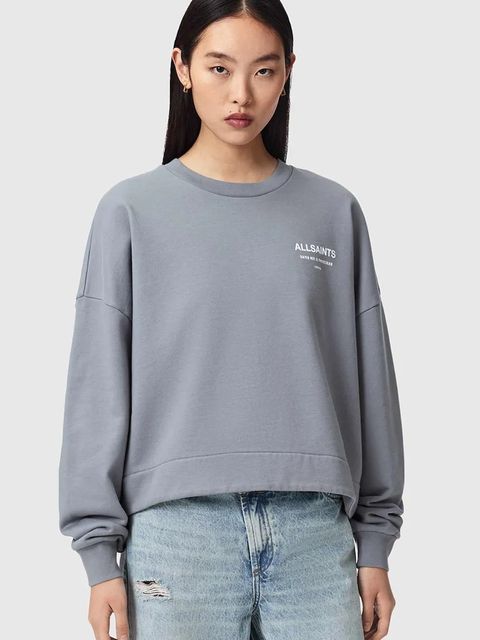 AllSaints bluza oversize damska bawełniana DREAMER - zdjęcie produktu nr 1