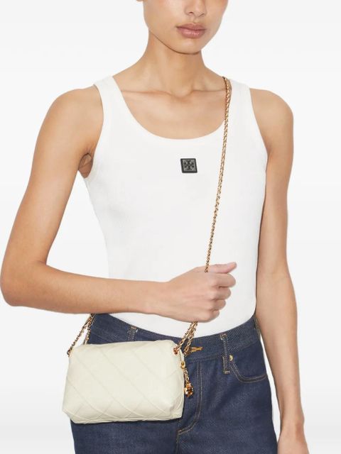 Tory Burch Fleming soft crossbody bag - White - zdjęcie produktu nr 2