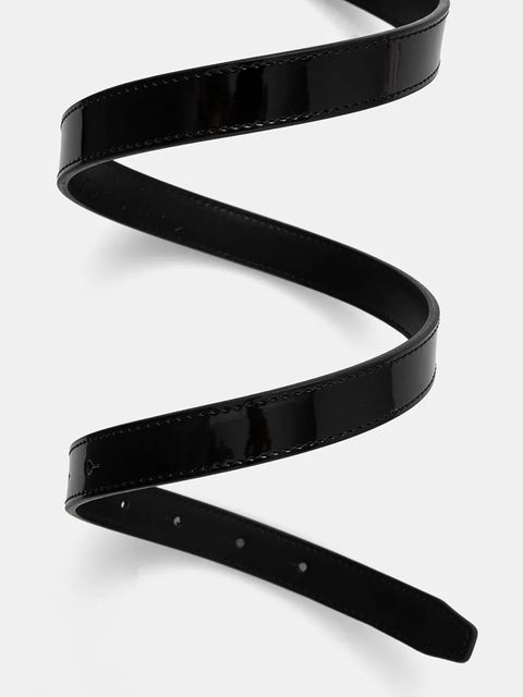 Kurt Geiger London pasek skórzany damski kolor czarny 9693400309 - zdjęcie produktu nr 2