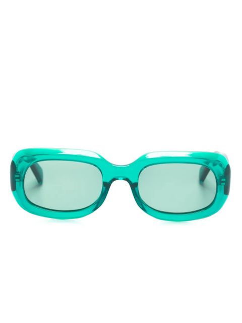 Longchamp rectangle-frame sunglasses - Green - zdjęcie produktu nr 1