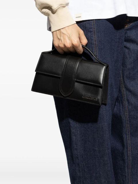 Jacquemus The Big Bambino top-handle leather bag - Black