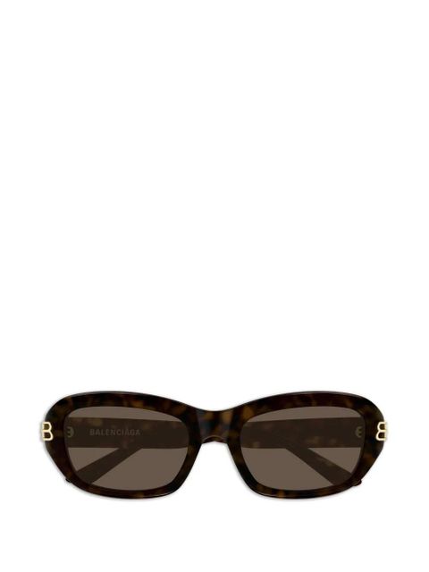 Balenciaga Eyewear oval-frame sunglasses - Brown - zdjęcie produktu nr 1