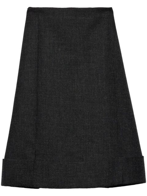 Prada A-line midi-skirt - Grey - zdjęcie produktu nr 1