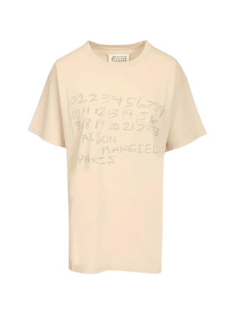 Maison Margiela numerical T-shirt - Neutrals - zdjęcie produktu nr 1
