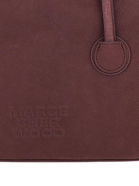 Marge Sherwood embossed-logo tote bag - Red - zdjęcie produktu nr 2