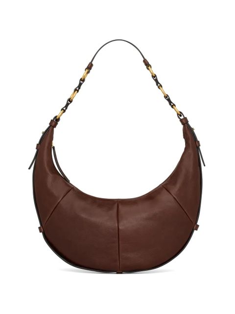 Saint Laurent Saharienne leather shoulder bag - Brown - zdjęcie produktu nr 1