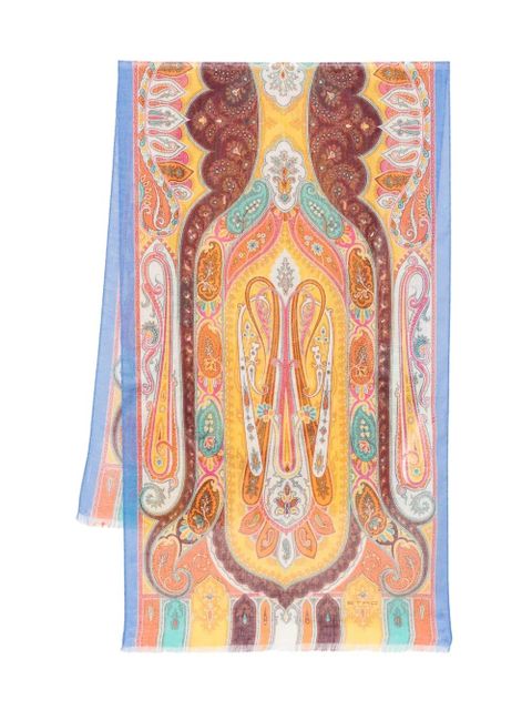 ETRO paisley-pattern scarf - Yellow - zdjęcie produktu nr 1