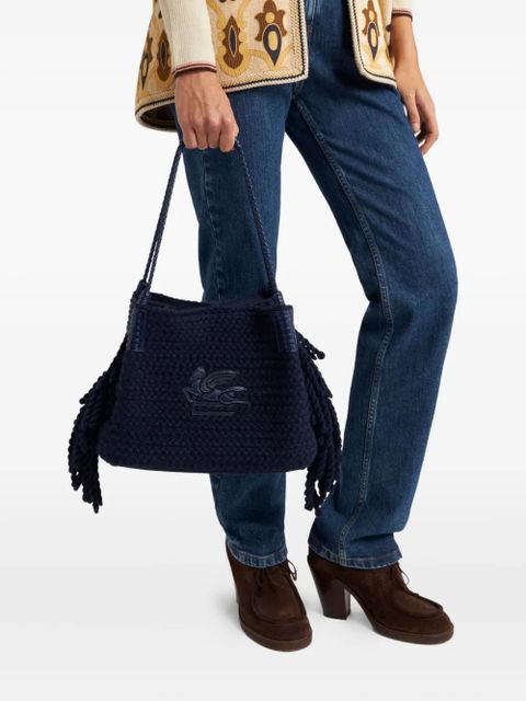 ETRO small Libra tote bag - Blue - zdjęcie produktu nr 2