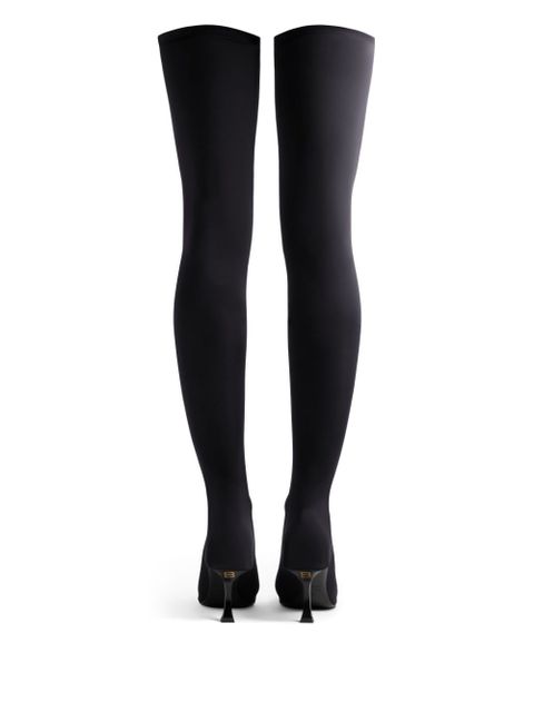 Balenciaga Hourglass 100mm over-the-knee boots - Black