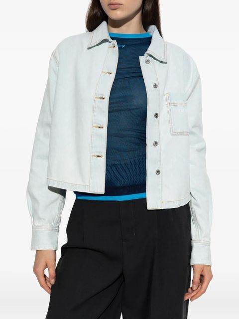 Off-White pocket denim shirt - Blue - zdjęcie produktu nr 2