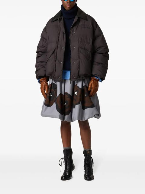 Miu Miu cropped down jacket - Black - zdjęcie produktu nr 2