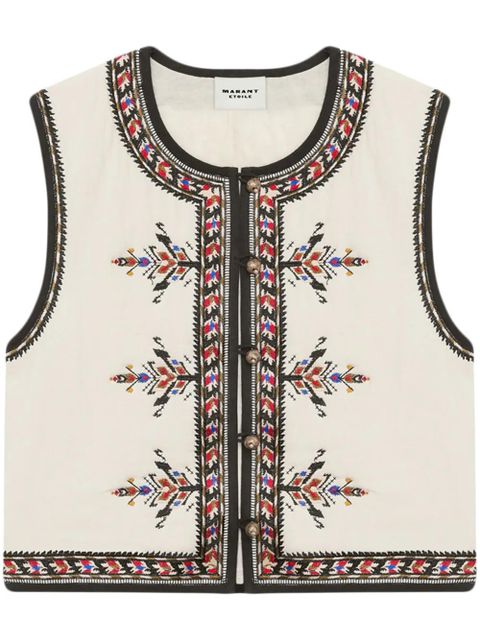 MARANT ÉTOILE Zeana cardigan - White - zdjęcie produktu nr 1