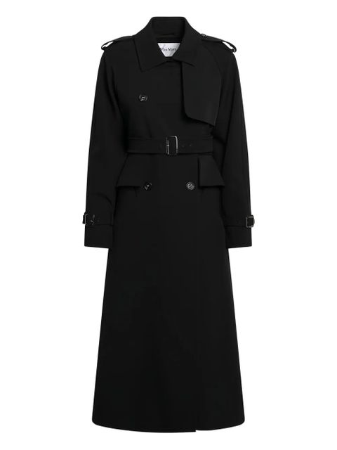 Max Mara double-breasted belted trench coat - Black - zdjęcie produktu nr 1