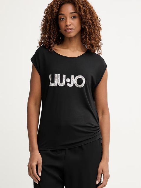 Liu Jo top damski z wiskozy - zdjęcie produktu nr 1