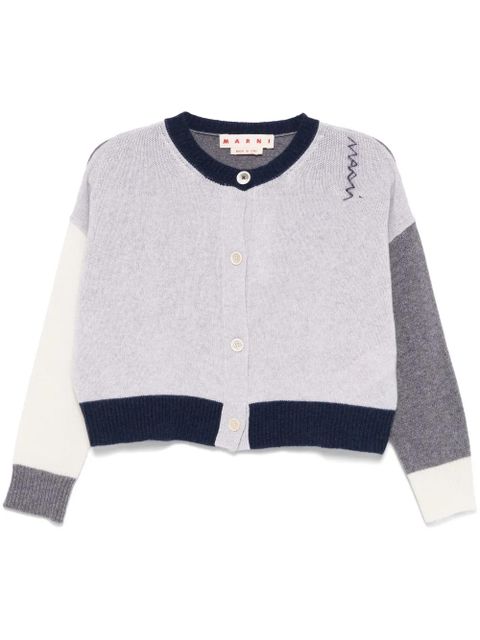 Marni colour-block cardigan - Grey - zdjęcie produktu nr 1