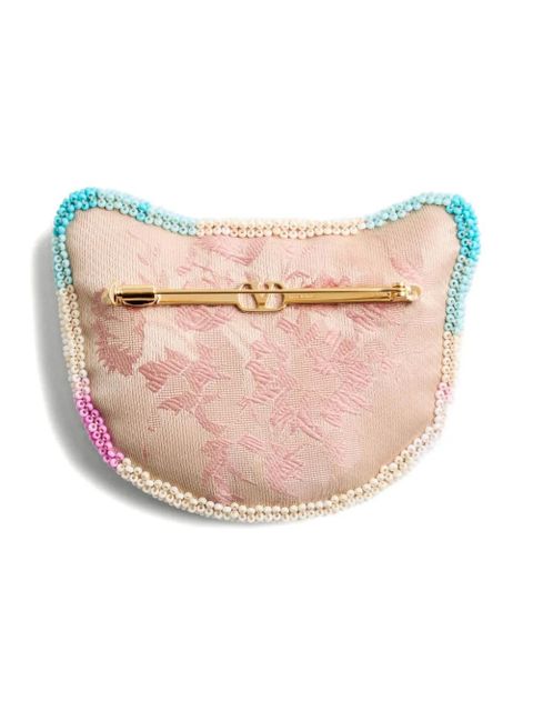 Valentino Garavani Le Chat de La Maison brooch - Pink