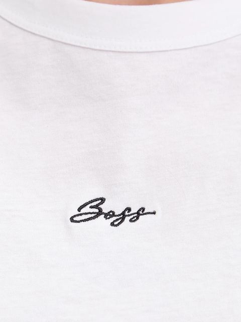 BOSS Orange t-shirt bawełniany damski kolor biały 50547547