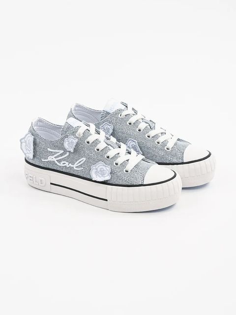 Karl Lagerfeld tenisówki KAMPUS MAX kolor niebieski KL60425