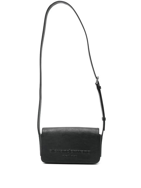 Alexander Wang embossed-logo cross body bag - Black - zdjęcie produktu nr 1