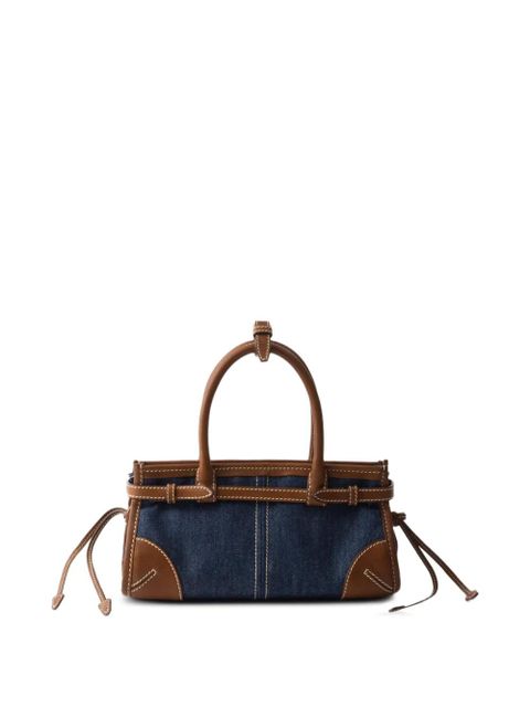 Prada Bonnie denim tote bag - Blue - zdjęcie produktu nr 2