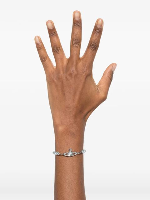 Vivienne Westwood messaline orb crystal bracelet - Blue - zdjęcie produktu nr 2