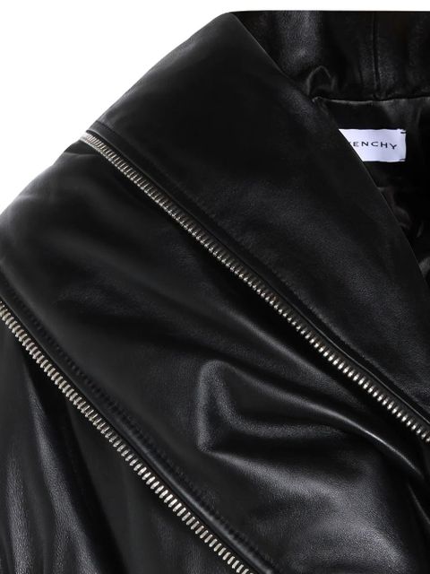 Givenchy leather bomber jacket - Black