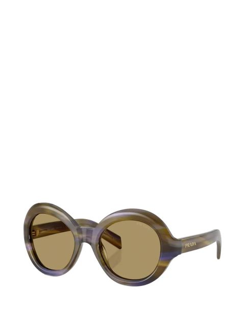 Prada Eyewear round-frame sunglasses - Brown - zdjęcie produktu nr 2