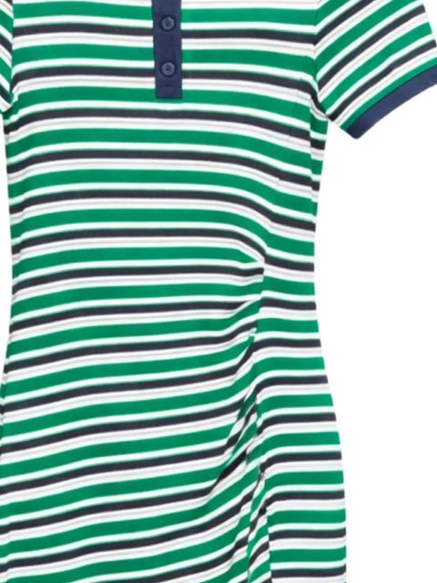Simkhai striped polo-collar midi dress - Green - zdjęcie produktu nr 2