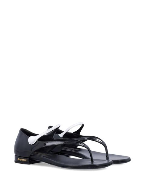 Miu Miu Mary Jane sandals - Black - zdjęcie produktu nr 2