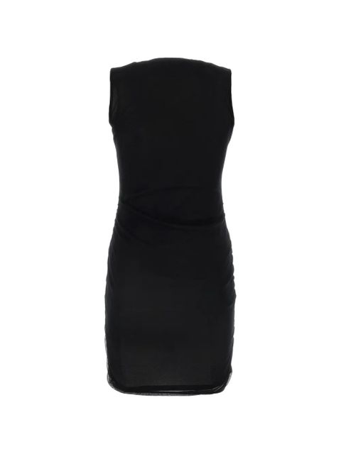 Saint Laurent tulle tank mini dress - Black