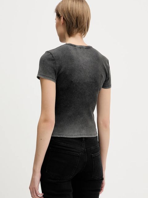 Hugo Blue t-shirt damski kolor szary 50546936