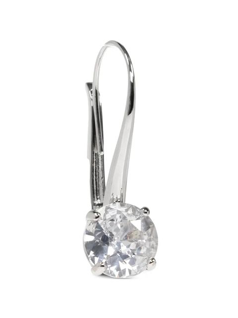 Balenciaga crystal-embellished earrings - Silver