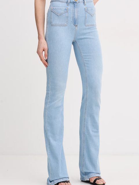 Elisabetta Franchi jeansy flare damskie - zdjęcie produktu nr 1