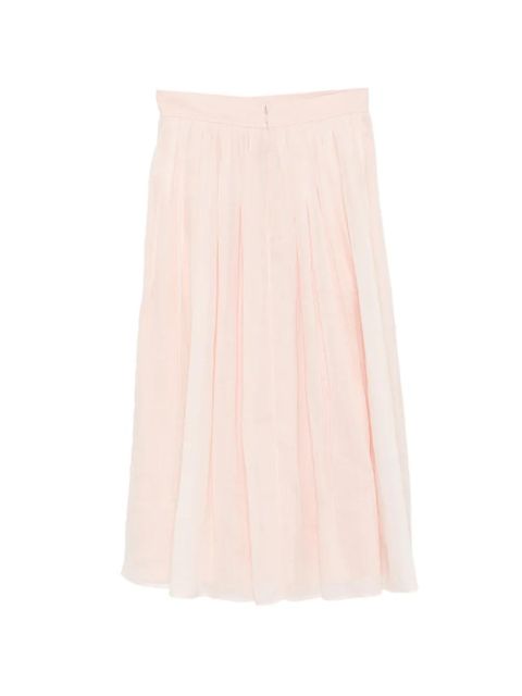 Chloé pleated midi skirt - Pink