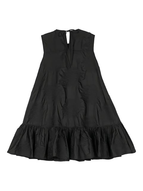 Cecilie Bahnsen jacquard ruffled lala dress - Black - zdjęcie produktu nr 2
