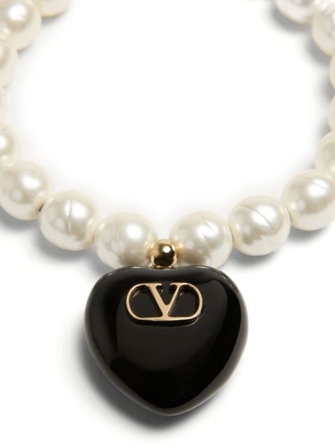 Valentino Garavani Coeur Royal bracelet - Neutrals