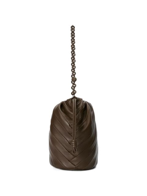 LOEWE medium Flamenco chain bucket bag - Brown