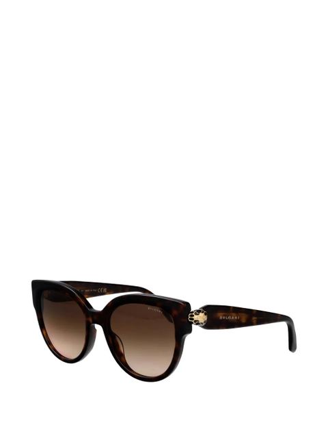 Bvlgari embellishment cat-eye sunglasses - Brown - zdjęcie produktu nr 2