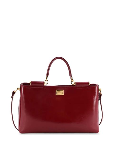Dolce & Gabbana Vittoria leather shoulder bag - Red