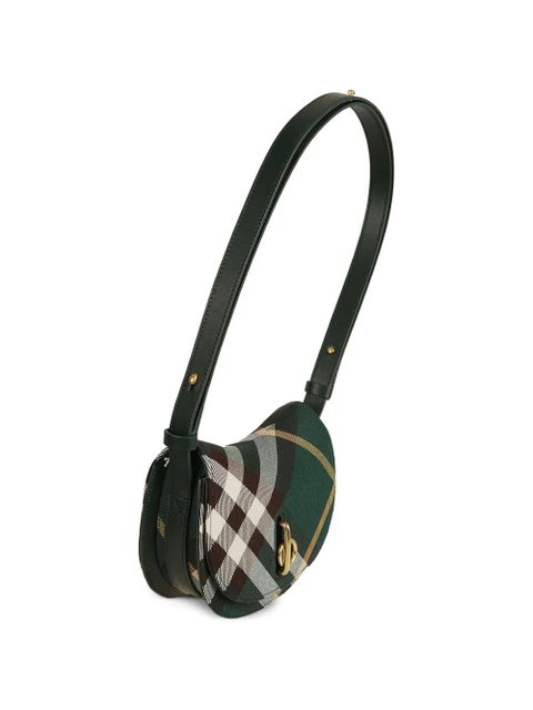 Burberry plaid shoulder bag - Green
