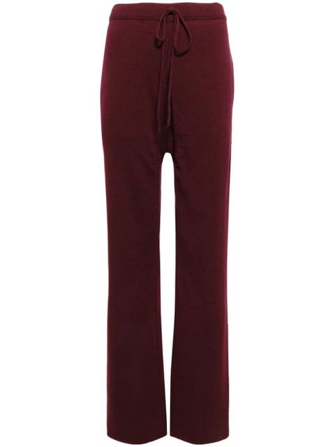 Maison Margiela wool-blend knitted trousers - Red - zdjęcie produktu nr 1